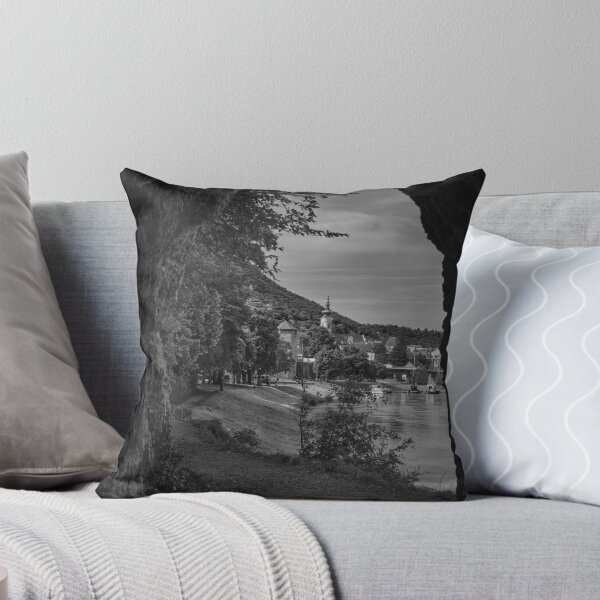 Item preview, Hainburg Tunnel View – Black and White Austria Photography designed and sold by RastislavS.