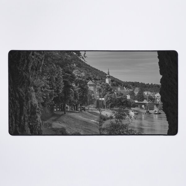 Item preview, Hainburg Tunnel View – Black and White Austria Photography designed and sold by RastislavS.