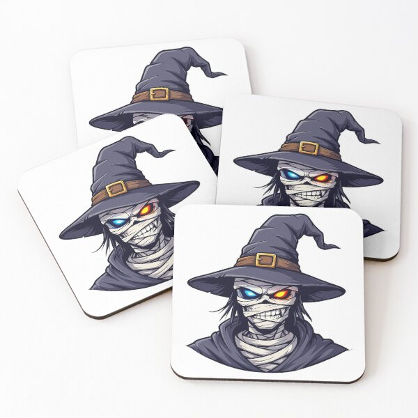Item preview, Dark Fantasy Cartoon Mummy Wizard designed and sold by psychcyberpunk.