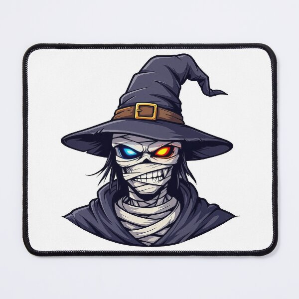 Item preview, Dark Fantasy Cartoon Mummy Wizard designed and sold by psychcyberpunk.