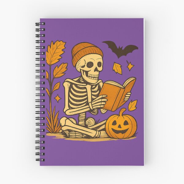 Item preview, Sabiduría eterna: lecturas de esqueletos en otoño. Savoir Éternel – Lecture d’Outre-Tombe designed and sold by Drawingshirts.
