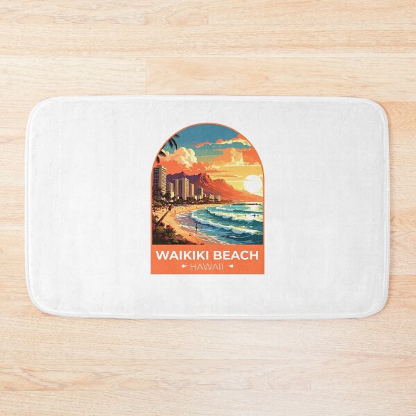 Item preview, Waikiki Beach Hawaii designed and sold by TulipaGraphics.