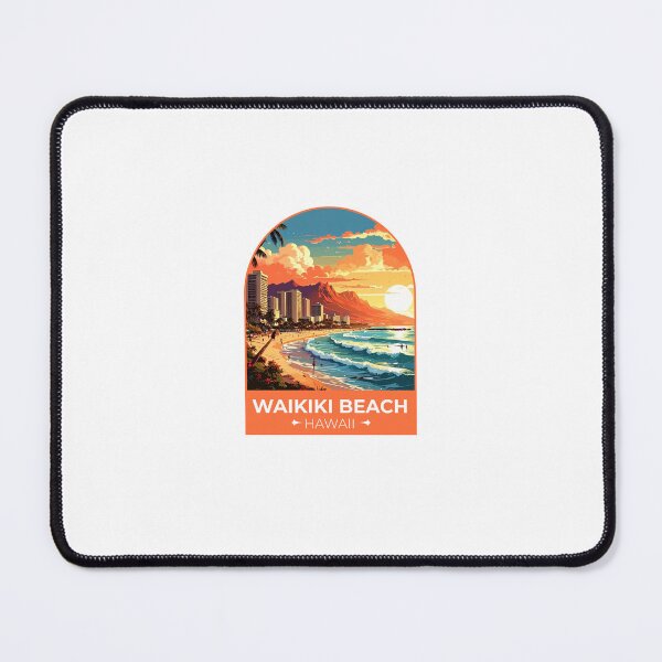 Item preview, Waikiki Beach Hawaii designed and sold by TulipaGraphics.
