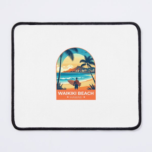 Item preview, Waikiki Beach Hawaii designed and sold by TulipaGraphics.