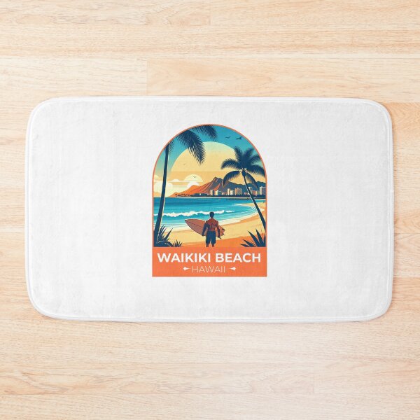 Item preview, Waikiki Beach Hawaii designed and sold by TulipaGraphics.