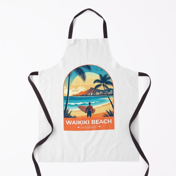 Item preview, Waikiki Beach Hawaii designed and sold by TulipaGraphics.