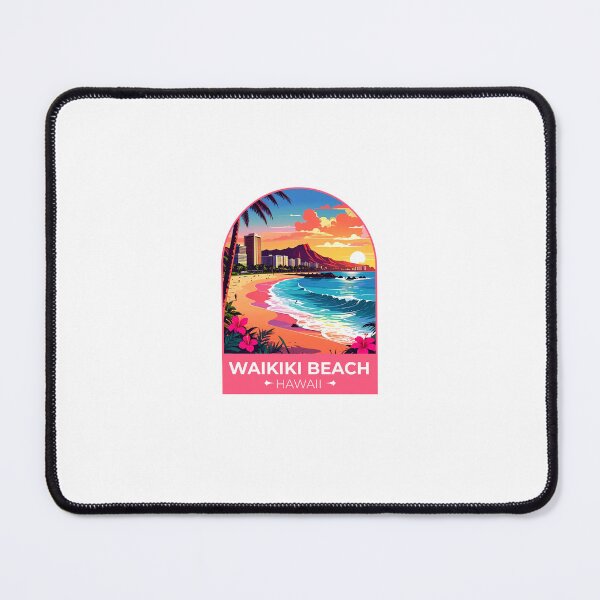 Item preview, Waikiki Beach Hawaii designed and sold by TulipaGraphics.