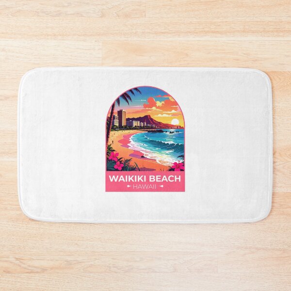 Item preview, Waikiki Beach Hawaii designed and sold by TulipaGraphics.