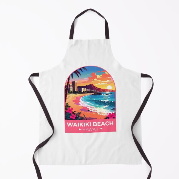 Item preview, Waikiki Beach Hawaii designed and sold by TulipaGraphics.