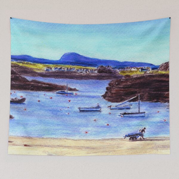 Item preview, Porth Diana at Trearddur Bay, Ynys Môn / Anglesey, North Wales designed and sold by LymphomaLass.
