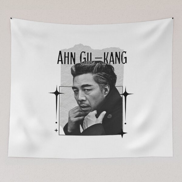 Item preview, Ahn Gil-kang (안길강) Kpop Solo Artist Scrapbook Collage Cozy Y2K Vintage Design designed and sold by HELL0WBELLO.