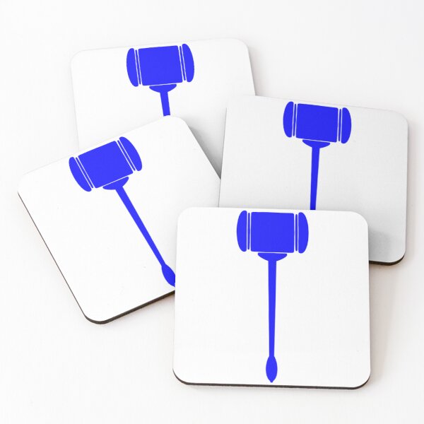 Item preview, Blue Judge Gavel – Bold Minimalist Law Art for Lawyers & Students designed and sold by MagicMe-JD.