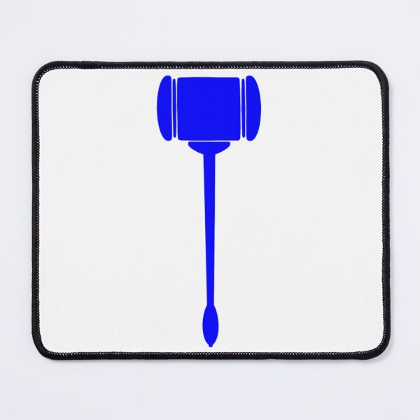 Item preview, Blue Judge Gavel – Bold Minimalist Law Art for Lawyers & Students designed and sold by MagicMe-JD.