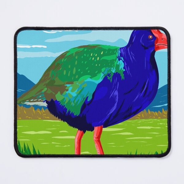 Item preview, Takahe in Murchison Mountains in Fiordland National Park WPA Poster designed and sold by patrimonio.