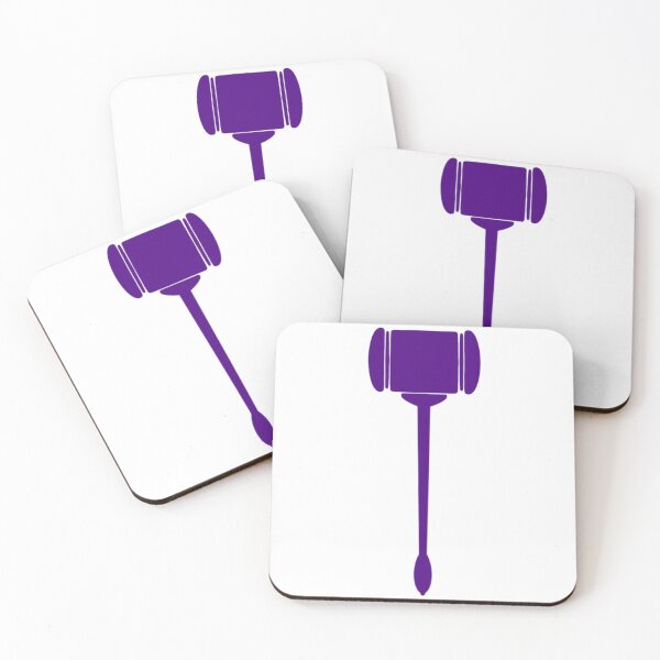 Item preview, Purple Judge Gavel – Stylish Law Art for Lawyers & Law Students designed and sold by MagicMe-JD.