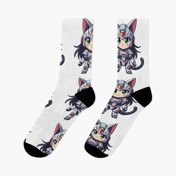 Item preview, Cute Chibi Cyborg Mecha Cat designed and sold by psychcyberpunk.