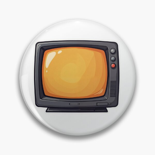 Item preview, Retro CRT Television Sticker Cartoon 2 designed and sold by psychcyberpunk.