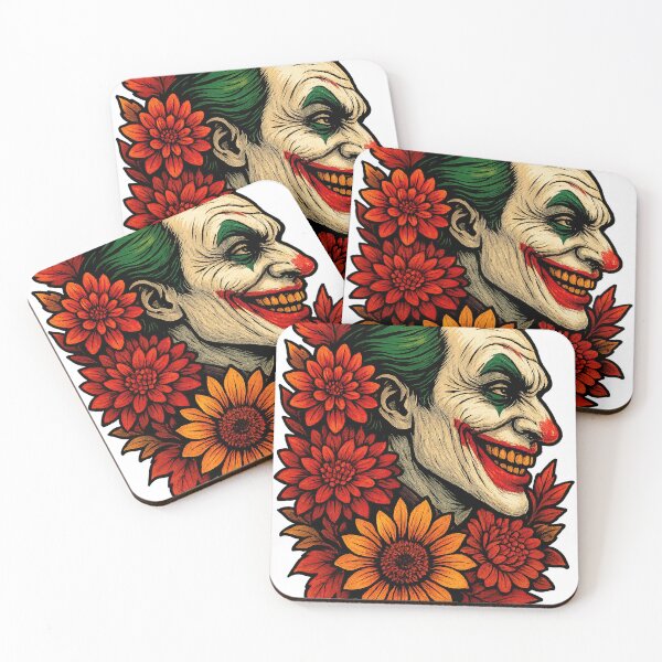 Item preview, Joker Autumn Flowers designed and sold by Drip stamp.