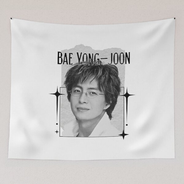 Item preview, Bae Yong-joon (배용준) Kpop Solo Artist Scrapbook Collage Cozy Y2K Vintage Design designed and sold by HELL0WBELLO.