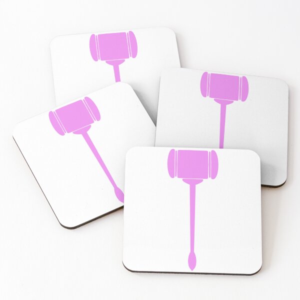 Item preview, Pink Judge Gavel – Fun Legal Art for Law Students & Lawyers designed and sold by MagicMe-JD.