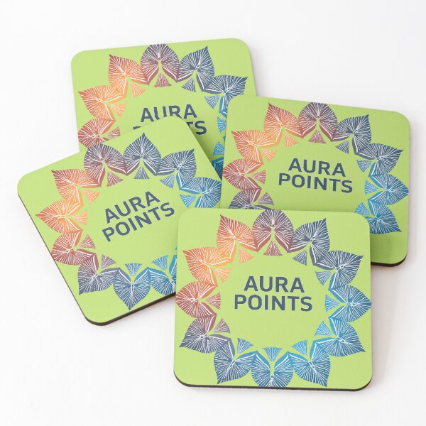 Item preview, Aura Points Mandala | Colorful Energy Balance Design designed and sold by GrafteesGlow.