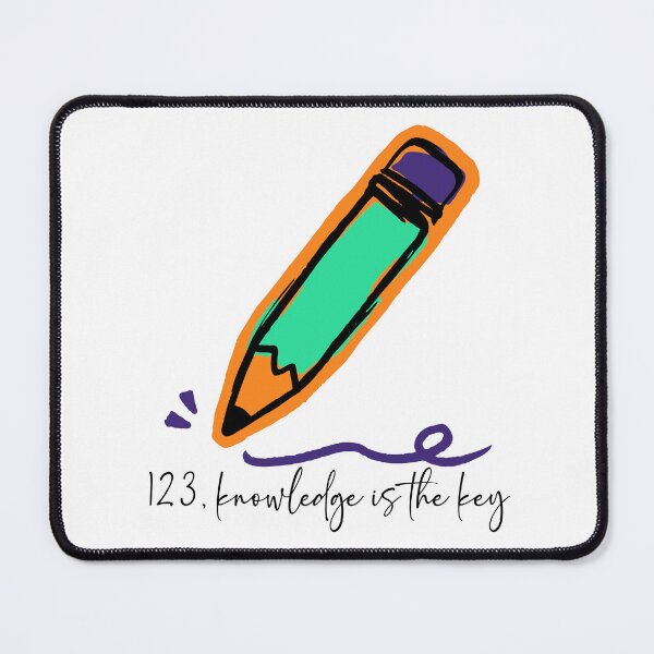 Item preview, 123 Knowledge Is the Key – Inspirational Back to School Quote designed and sold by PrintableByZaah.