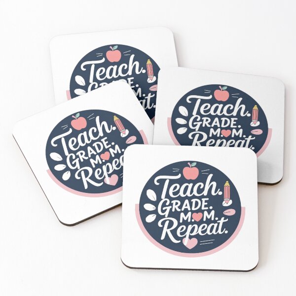 Item preview, Teach Grade Mom Repeat designed and sold by mrsloconte.