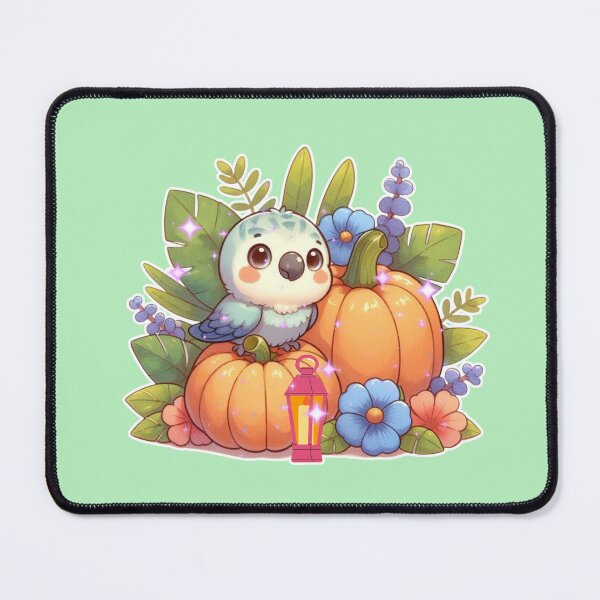 Item preview, Autumn Pumpkin Parrot – Cute Tropical Fall Bird Illustration designed and sold by Sugar Wisdom .
