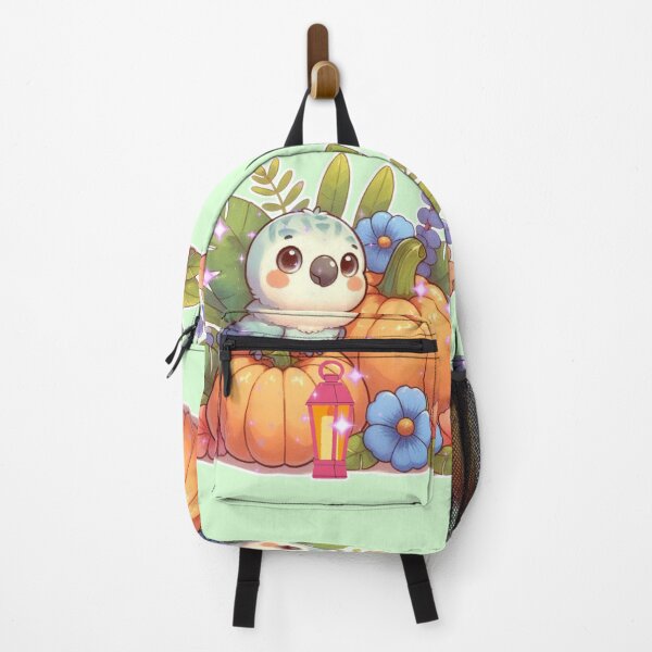 Item preview, Autumn Pumpkin Parrot – Cute Tropical Fall Bird Illustration designed and sold by Sugar Wisdom .