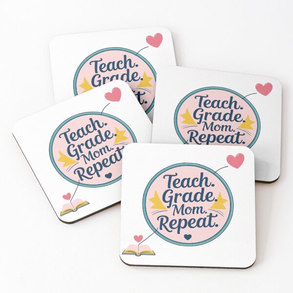 Item preview, Teach Grade Mom Repeat designed and sold by mrsloconte.