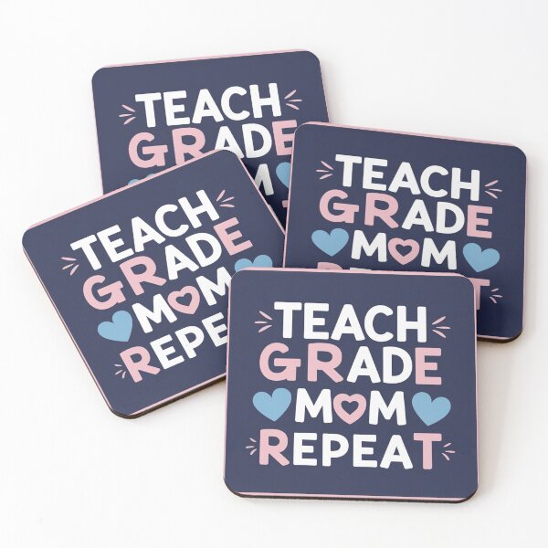 Item preview, Teach Grade Mom Repeat designed and sold by mrsloconte.