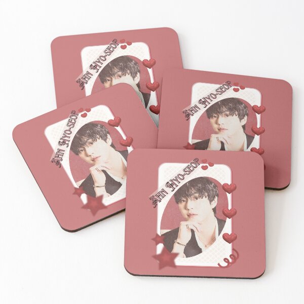 Item preview, Ahn Hyo-seop (안효섭) Kpop Solo Artist Card Red Aesthetic Collage Design designed and sold by AJUNICE STUDIO.