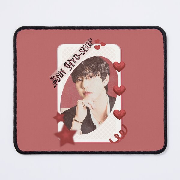 Item preview, Ahn Hyo-seop (안효섭) Kpop Solo Artist Card Red Aesthetic Collage Design designed and sold by AJUNICE STUDIO.