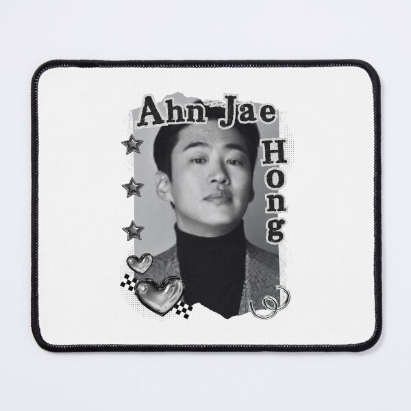 Item preview, Ahn Jae-hong (안재홍) Kpop Solo Artist Black and White Collage Digital Art Portrait designed and sold by AJUNICE STUDIO.