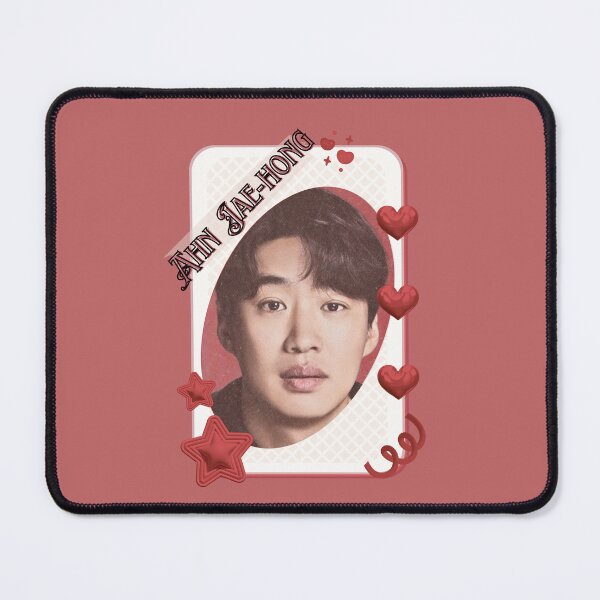 Item preview, Ahn Jae-hong (안재홍) Kpop Solo Artist Card Red Aesthetic Collage Design designed and sold by AJUNICE STUDIO.