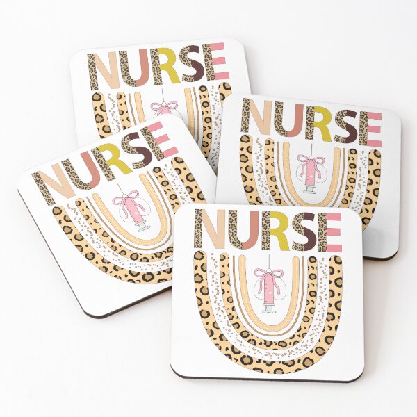 Item preview, Leopard Print Nurse with Syringe Rainbow designed and sold by Teez Haven.