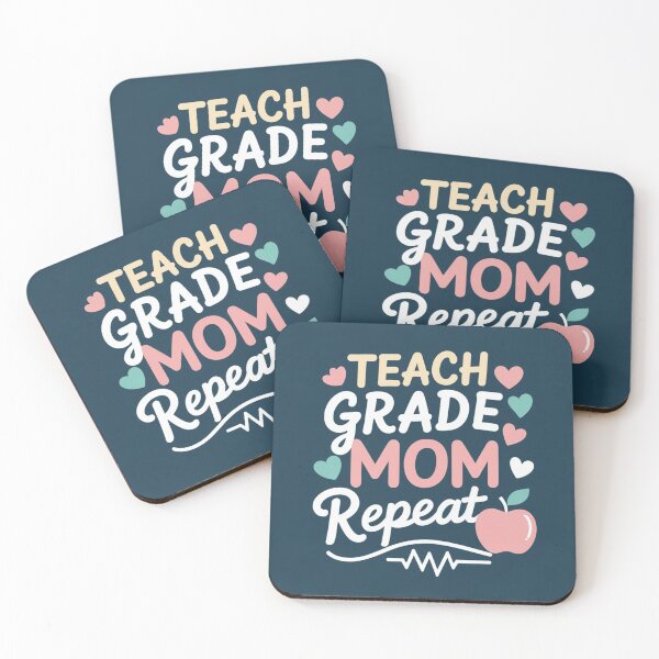 Item preview, Teach Grade Mom Repeat designed and sold by mrsloconte.