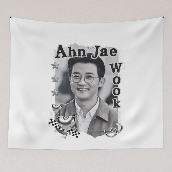 Item preview, Ahn Jae-wook (안재욱) Kpop Solo Artist Black and White Collage Digital Art Portrait designed and sold by AJUNICE STUDIO.