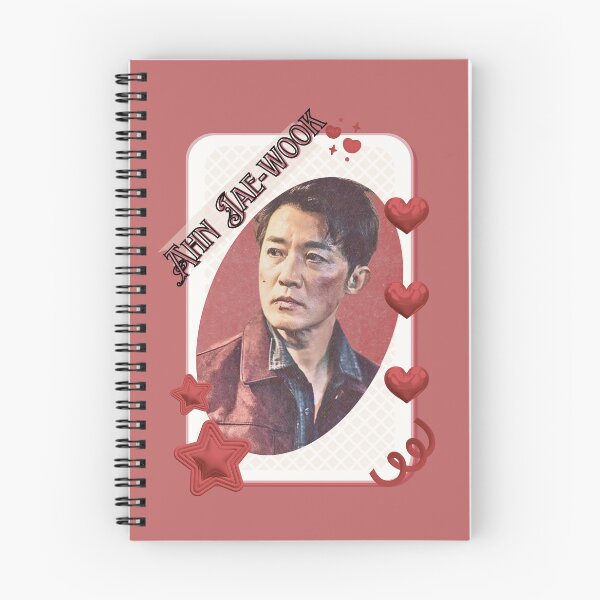 Item preview, Ahn Jae-wook (안재욱) Kpop Solo Artist Card Red Aesthetic Collage Design designed and sold by AJUNICE STUDIO.