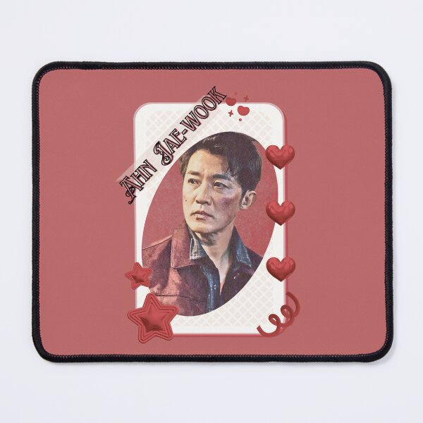 Item preview, Ahn Jae-wook (안재욱) Kpop Solo Artist Card Red Aesthetic Collage Design designed and sold by AJUNICE STUDIO.