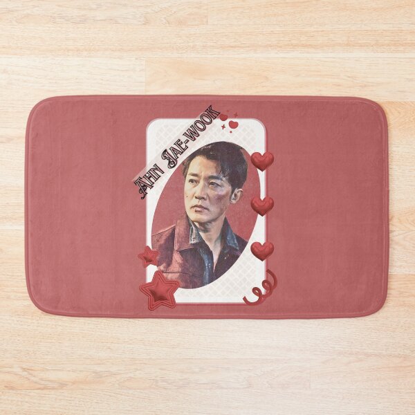 Item preview, Ahn Jae-wook (안재욱) Kpop Solo Artist Card Red Aesthetic Collage Design designed and sold by AJUNICE STUDIO.