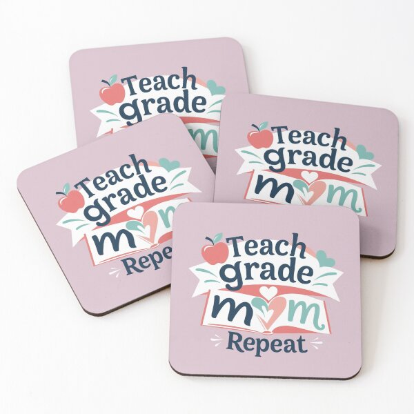 Item preview, Teach Grade Mom Repeat designed and sold by mrsloconte.