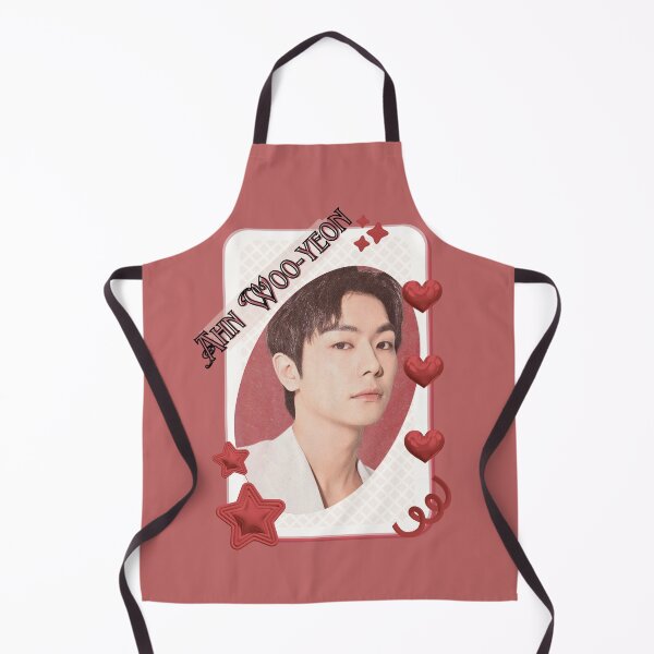 Item preview, Ahn Woo-yeon (안우연) Kpop Solo Artist Card Red Aesthetic Collage Design designed and sold by AJUNICE STUDIO.
