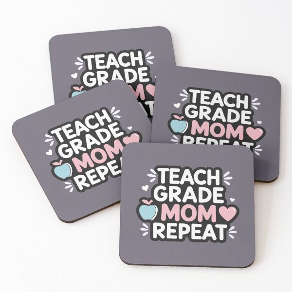 Item preview, Teach Grade Mom Repeat designed and sold by mrsloconte.