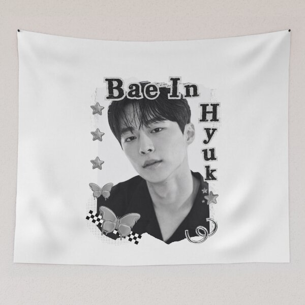Item preview, Bae In-hyuk (배인혁) Kpop Solo Artist Black and White Collage Digital Art Portrait designed and sold by AJUNICE STUDIO.