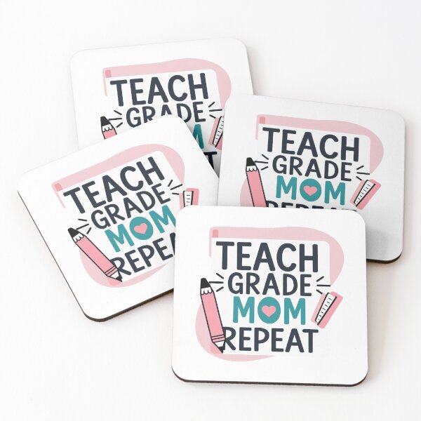 Item preview, Teach Grade Mom Repeat designed and sold by mrsloconte.