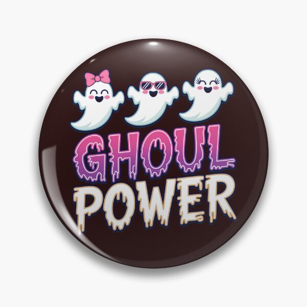 Item preview, Ghoul Power – Cute Girl Gang Ghosts Halloween Design designed and sold by LunaSpellStudio.