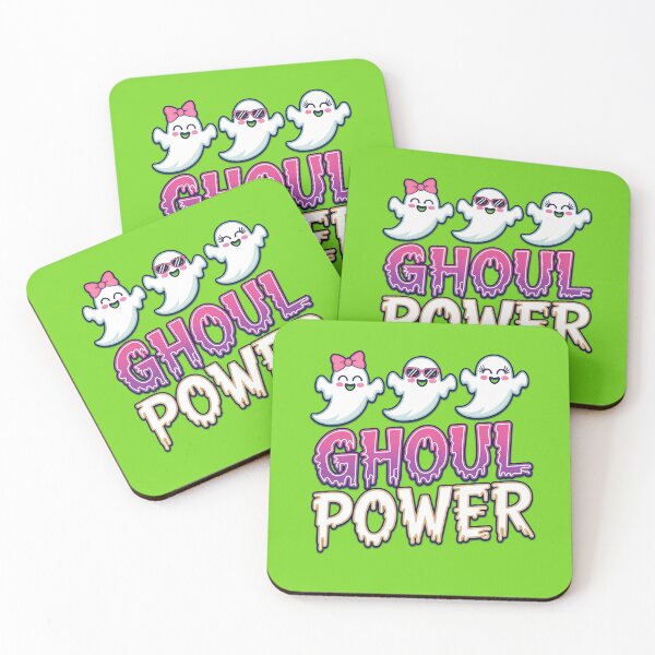 Item preview, Ghoul Power – Cute Girl Gang Ghosts Halloween Design designed and sold by LunaSpellStudio.