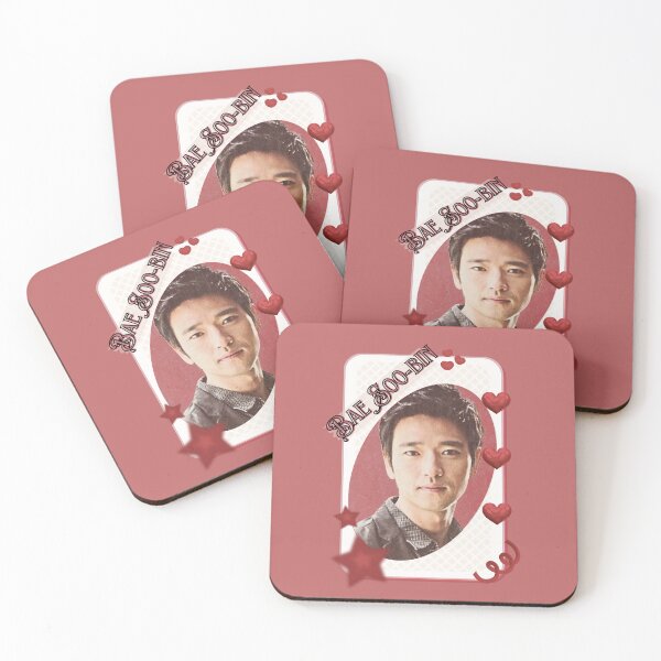 Item preview, Bae Soo-bin (배수빈) Kpop Solo Artist Card Red Aesthetic Collage Design designed and sold by AJUNICE STUDIO.