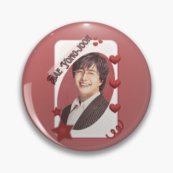 Item preview, Bae Yong-joon (배용준) Kpop Solo Artist Card Red Aesthetic Collage Design designed and sold by AJUNICE STUDIO.